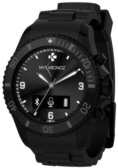 MyKronoz chytré hodinky ZeClock, černé - použité
