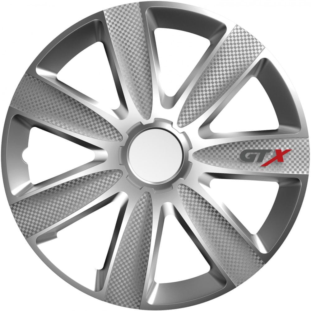 Versaco Kryty kolies GTX Carbon Silver 15" 4 ks