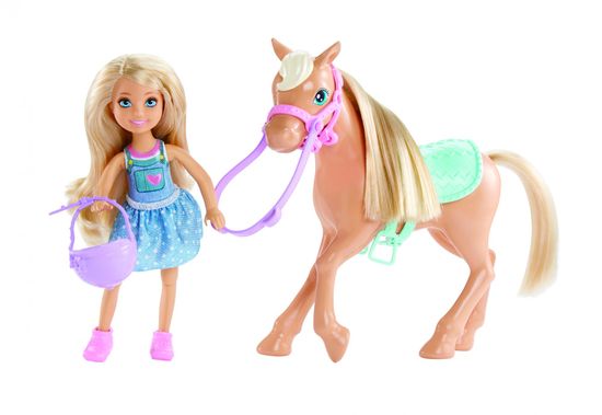 Mattel Barbie Víla Chelsea a poník