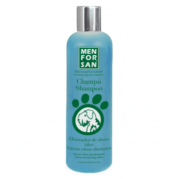 Menforsan Prírodný šampón s vôňou púdru eliminujúci zápach srsťi