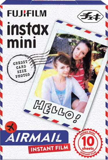 FujiFilm Instax Film Mini Airmail rámik (10 ks)
