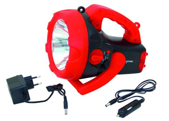 Velamp Nabíjací 10W pracovný LED reflektor DL1010R