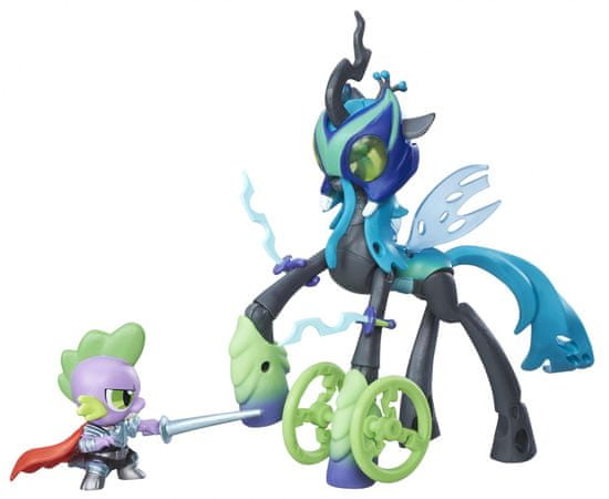 My Little Pony Guardians of harmony Chrysalis vs Spike