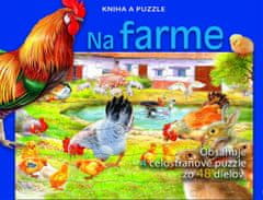 Kolektív: Na farme - Kniha a puzzle