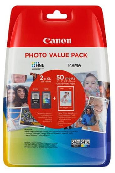 Canon PG-540XL / CL-541XL + 50x GP-501 (5222B013), farebná