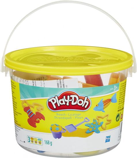 Play-Doh Modelovací set vo vedierku - žlté veko