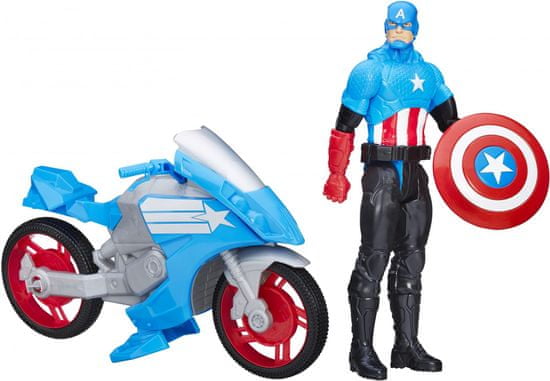 Avengers Akčná figúrka s novým vozidlom Captain America