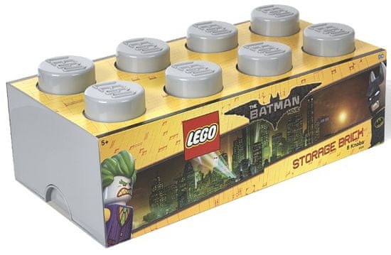 LEGO Batman úložný box 250 x 500 x 180 mm - šedá