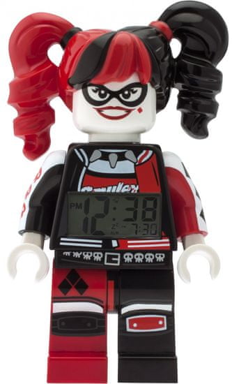 LEGO Batman Movie Harley Quinn - hodiny s budíkom
