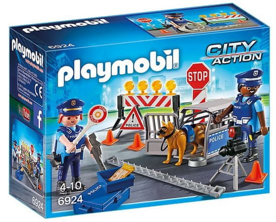 Playmobil 6924 Policajná zátarasa