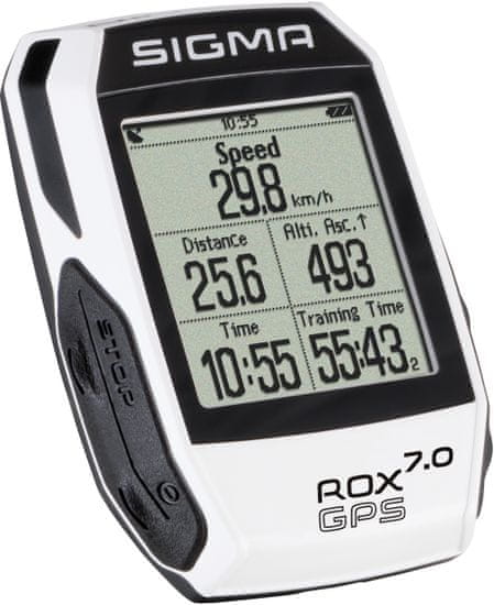 Sigma ROX 7.0 GPS bílá - rozbalené