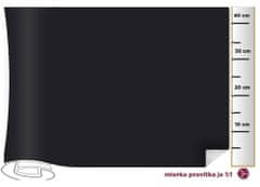 Patifix - Jednofarebné fólie 60-1300 ČERNÁ LESKLÁ - šírka 67,5 cm
