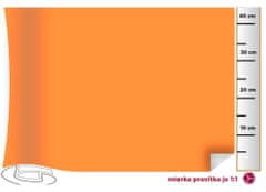 Patifix - Jednofarebné fólie 10-1025 ORANŽOVÁ MATNÁ - šírka 45 cm