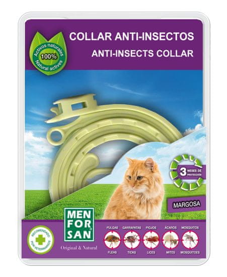 Menforsan Prírodný antiparazitný obojok pre mačky 30 cm