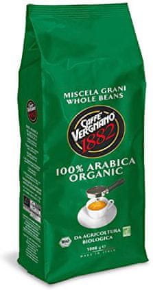 Vergnano Miscela Espresso 100% Arabica - Biologica, zrnková káva 1kg
