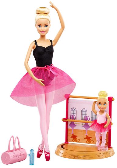 Mattel Barbie športový set balerína