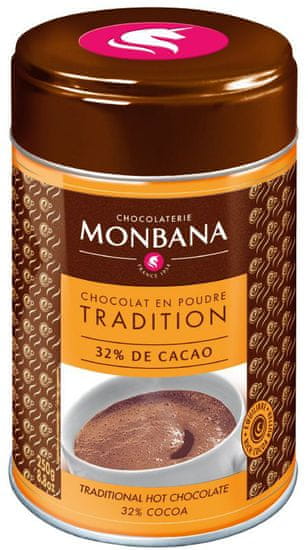 Monbana tradičná francúzska horúca čokoláda 250 g