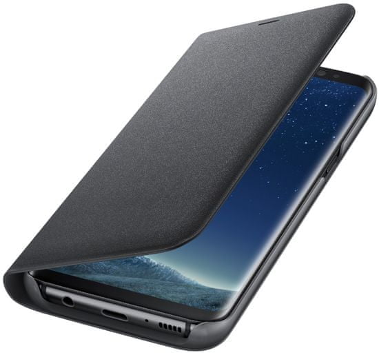 SAMSUNG Flip kryt Led View (Samsung Galaxy S8), černá