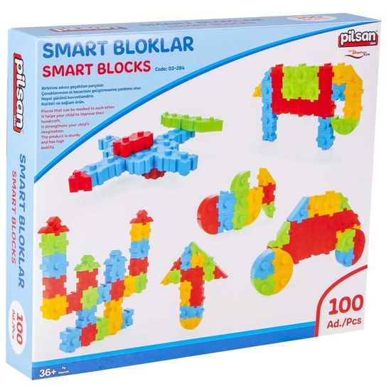 Pilsan stavebnica Smart Blocks - 100 ks