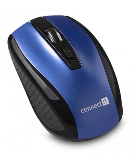Connect IT bezdrôtová optická myš, modrá (CI-1225)