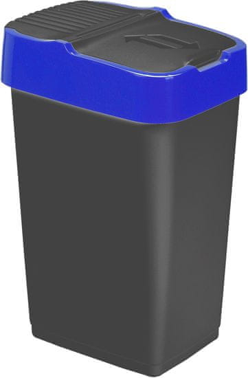 Heidrun Odpadkový kôš 18 l, čierny - použité