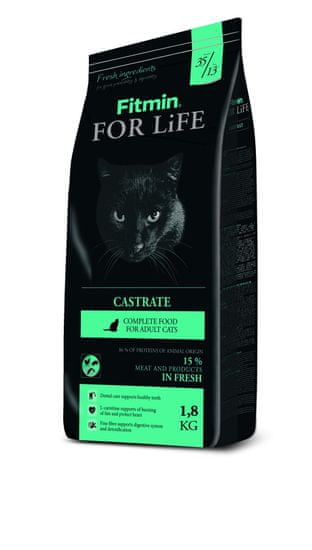 Fitmin cat For Life Castrate 1,8kg