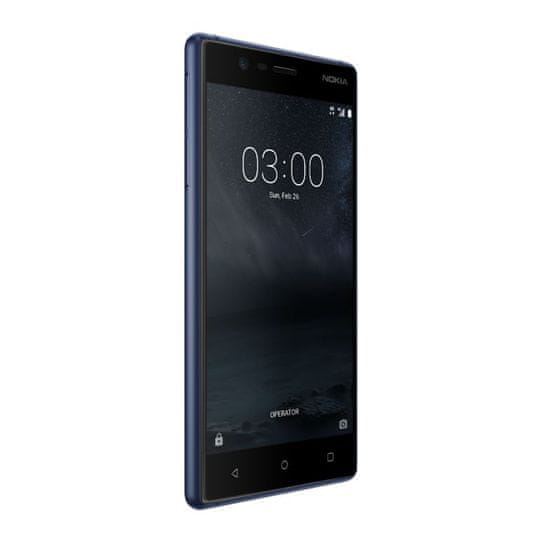 Nokia 3, Dual SIM, žihaná - modrá