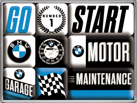 Postershop Sada magnetiek BMW 3