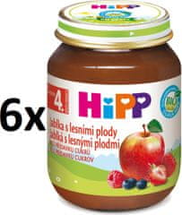 HiPP BIO Jablká s lesnými plodmi - 6 x 125g