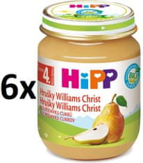 HiPP BIO Hrušky Williams-Christ - 6 x 125g