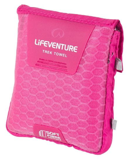 Lifeventure SoftFibre Trek Towel Advance pink