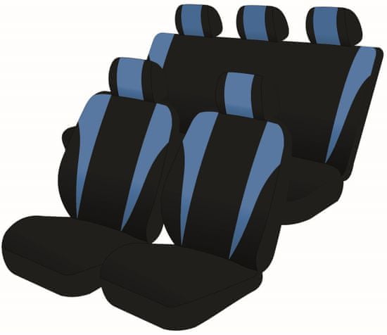 Carlson Poťahy sedadiel univerzálne čierno-modré