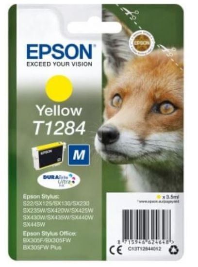 Epson T1284, žltá (C13T12844012)
