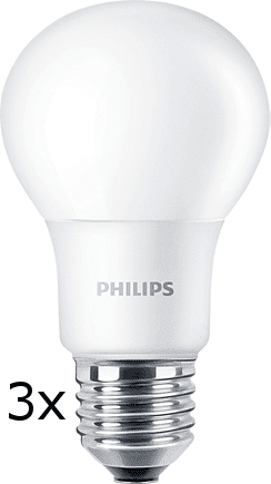 Philips CorePro Ledbulb 5-40W A60 E27 840, 3 ks