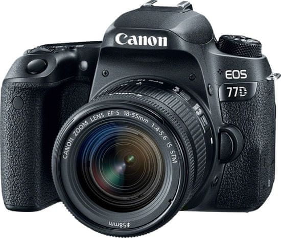 Canon EOS 77D + 18-55 EF-S IS STM - zánovné