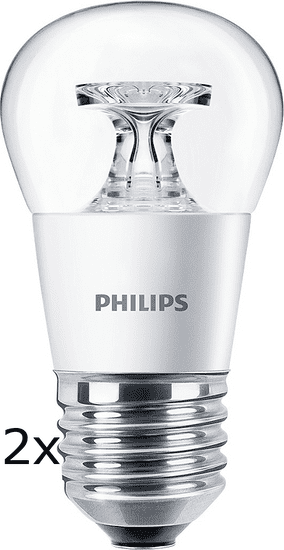 Philips CorePro Ledluster 5,5-40W E27 827 P45 CL ND 2 ks