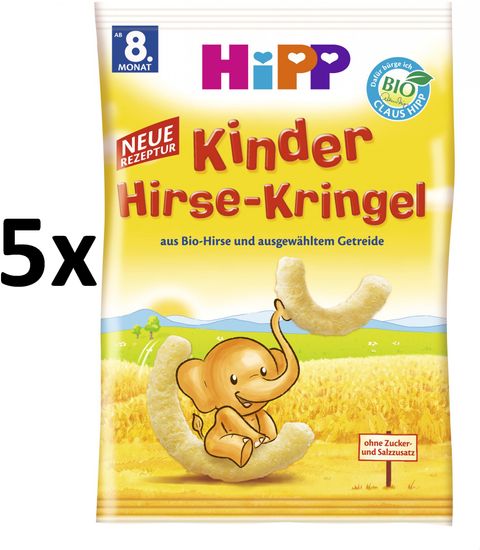 HiPP BIO Detské obilné chrumky 5x30g