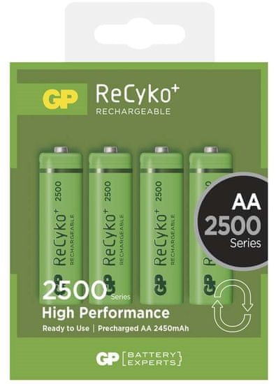 GP Nabíjacie batérie GP ReCyko+ 2500 (AA), 4 ks