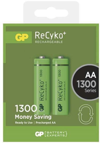 GP Nabíjacie batérie GP ReCyko+ 1300 (AA), 2 ks