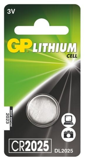 GP Lítiová gombíková batéria GP CR2025