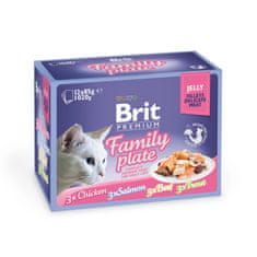 Premium Cat Delicate Fillets in Jelly Dinner Plate 12x85g