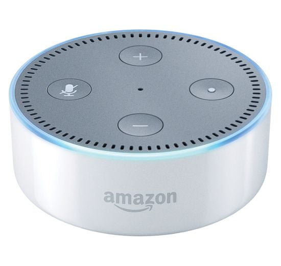 Amazon Echo DOT white - reproduktor s umelou inteligenciou, (EÚ distribúcia) + redukcia EÚ