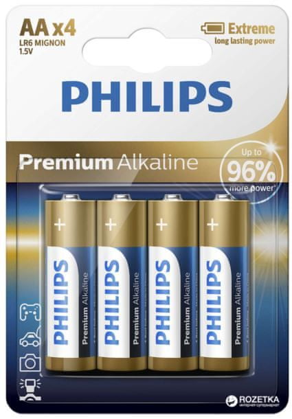Philips LR6M4B/10 baterie AA Premium Alkaline