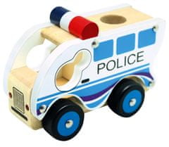 Bino Drevené auto polícia
