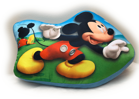 Jerry Fabrics tvarovaný vankúš Mickey