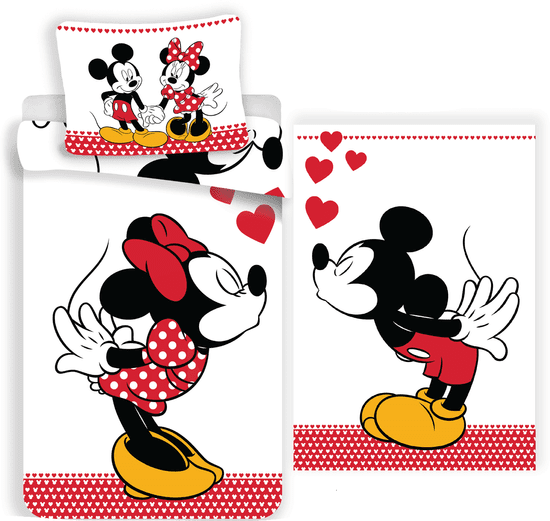 Jerry Fabrics Obliečky obojstranné Mickey and Minnie in love