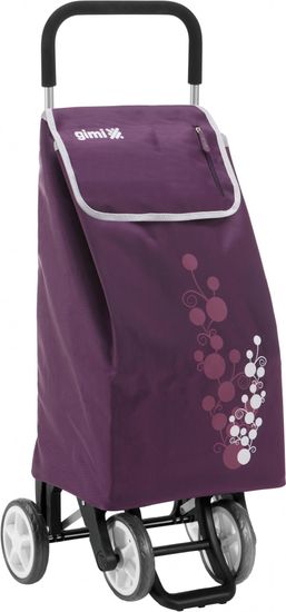Gimi Nákupná taška na kolieskach Twin 56 l, fialová