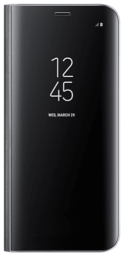 SAMSUNG Flip kryt Clear View (Samsung Galaxy S8), čierna