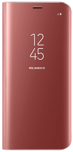 SAMSUNG Flip kryt Clear View (Samsung Galaxy S8), ružová