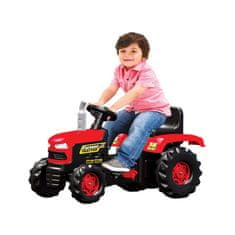 DOLU Veľký šliapací traktor, červený